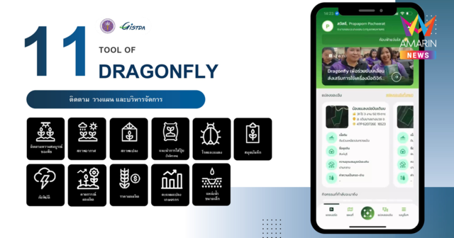 GISTDA เปิดตัว แพลตฟอร์มเกษตรอัจฉริยะ Dragonfly พลิกเกษตรไทยสู่ยุคดิจิทัล ยกระดับผลผลิตทั่วไทย