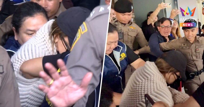 หนีสื่อ! ปอศ.คุมตัว "นานา" ฝากขังศาล เจ้าตัวปิดปากเงียบ วิ่งขึ้นรถตู้