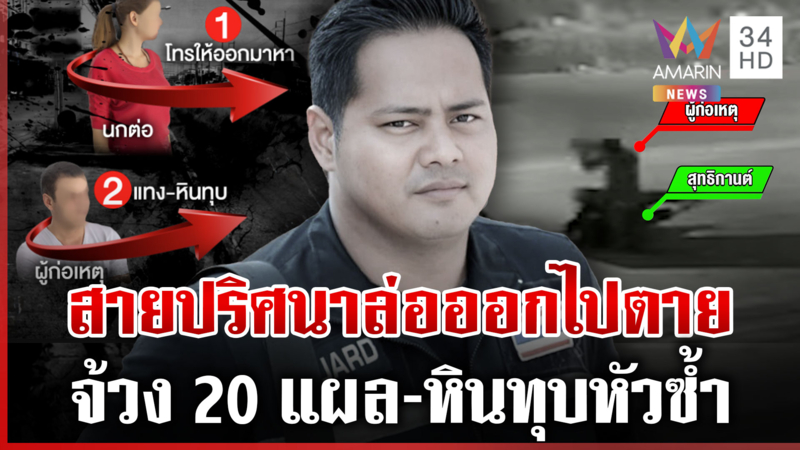 สายปริศนาลวงฆ่า! สังหารโหดหนุ่มการ์ด ก่อนตายยืมรถเพื่อนบอกไปธุระ 