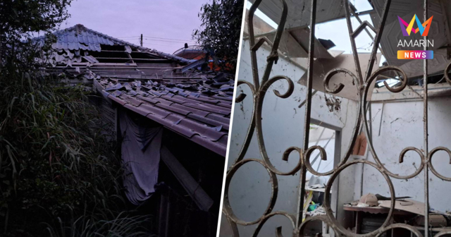 กัมพูชายิงปืนค.-ปืนใหญ่ถล่ม! กระสุนเขมรตกบ้านคนไทยพัง 2 หลัง