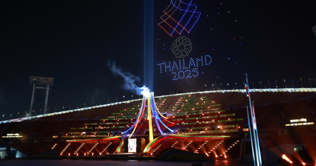 ขนลุกทั้งสนาม! ชมไฮไลต์วินาทีประวัติศาสตร์ พิธีเปิดซีเกมส์ครั้งที่ 33