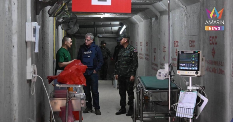 ไทยเดินเกมเร็ว! กองทัพภาคที่ 2 นำผู้สื่อข่าวตปท. ลงพื้นที่รพ.พนมดงรัก