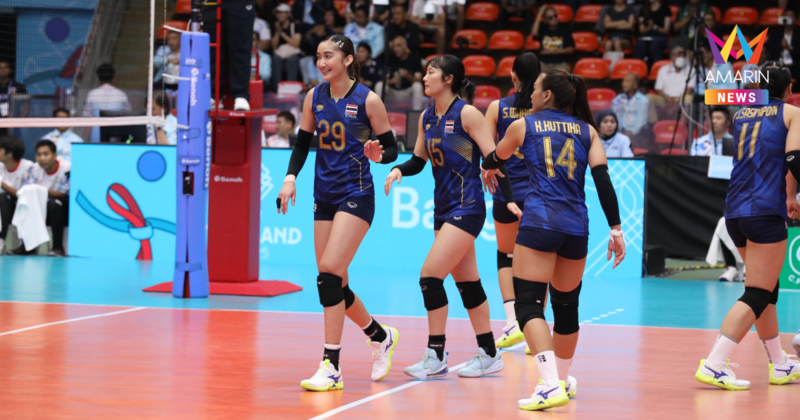 "วอลเลย์บอลหญิงไทย" ประเดิมชนะ สิงคโปร์ ศึกซีเกมส์2025