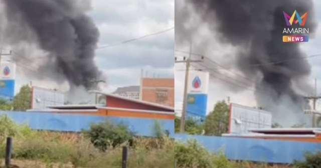 เขมรอ้าง ทหารไทยยิงโจมตีอย่างหนักที่ช่องโอร์เสม็ด จนปั๊มน้ำมันไฟไหม้