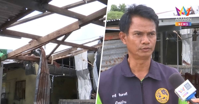เปิดภาพ! ความเสียหายบ้านเรือนประชาชน จ.สุรินทร์ เขมรยิงBM-21
