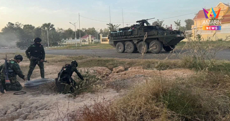 ทหารเขมรยิงปืนค. ตกใกล้สไตรเกอร์ ทหารไทยพลีชีพรายที่7 สมรภูมิตาพระยา