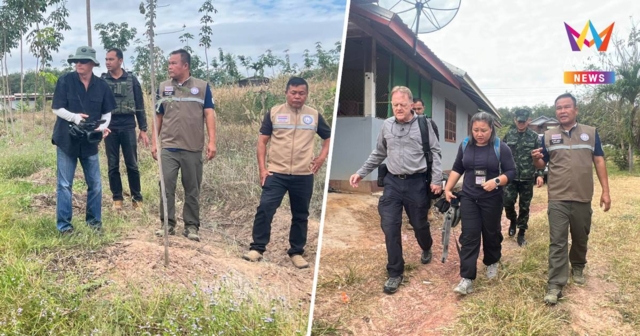 ทภ.2 นำสื่อต่างประเทศลงพื้นที่จันทบเพชรบุรีรัมย์ดูความเสียหายจากBM21