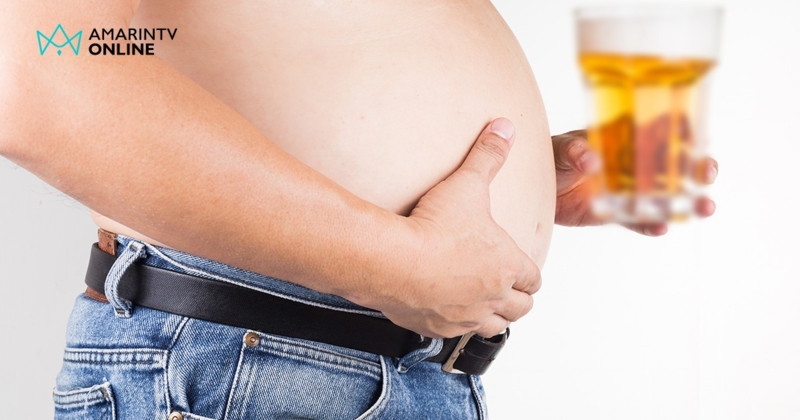 พุงเบียร์ ไม่ต่างอุ้มระเบิดเวลา เพิ่มความเสี่ยง "หัวใจล้มเหลว"