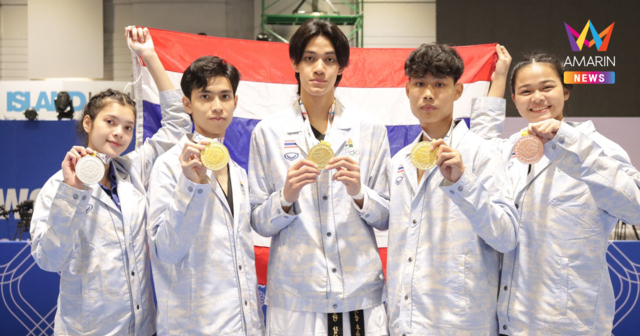 เทควันโดไทยได้อีก 3 ทอง 