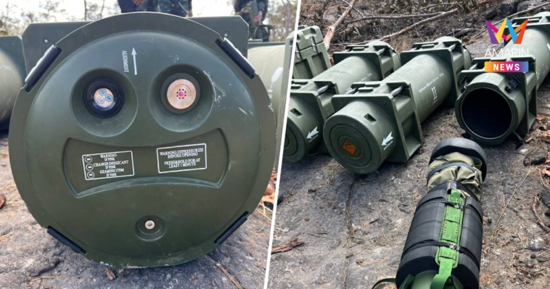 เปิดภาพทหารไทยยึดขีปนาวุธต้านรถถังรุ่นGAM-102LRสัญชาติจีนบนเนิน677