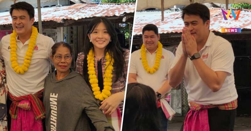 "จินนี่ ยศสุดา" ควงเลขาฯไทยสร้างไทย เปิดเวทีศรีสมเด็จแนะนำ "นราเอก"