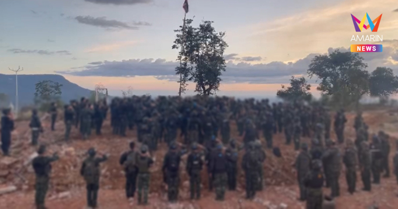 นาทีฮึกเหิม! ปักธง-ร้องเพลงชาติไทยดังกระหึ่ม กลางช่องอานม้า