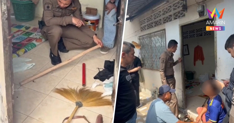 ผัวภูเก็ตเมาหนักทะเลาะเมีย คว้าด้ามไม้กวาดกระหน่ำตีดับสลด