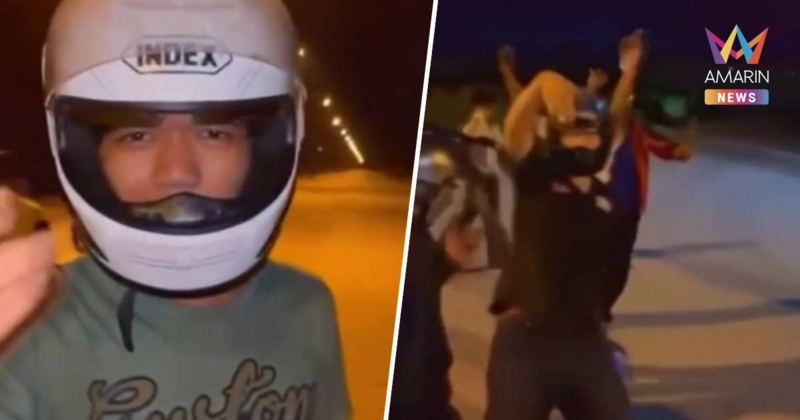 เร่งล่า! กลุ่มวัยรุ่นกัมพูชาเหิม รวมตัวปาระเบิดปิงปองใส่ถนน จ.ชลบุรี