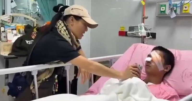 "เราไม่ทิ้งหรอก" เจ้าฟ้าสิริวัณณวรีฯ เสด็จเยี่ยมทหารเจ็บสมรภูมิชายแดน