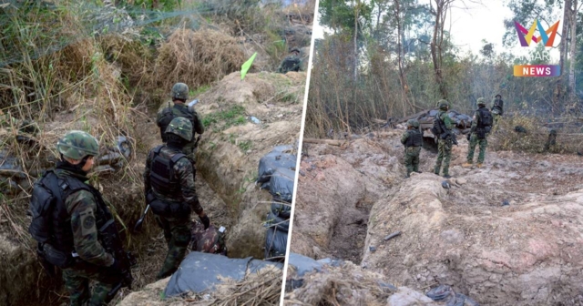 เปิดภาพ ทหารนาวิกโยธิน เข้าเคลียร์พื้นที่บ้านสามหลัง หลังยึดคืนสำเร็จ