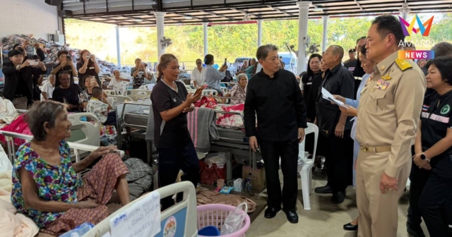 นายกฯเยี่ยมศูนย์พักพิงผู้ป่วยติดเตียงจันทบุรี เดินให้กำลังใจขอปชช.อดทน