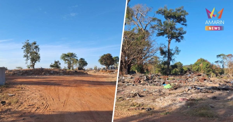 เปิดภาพตลาดอานม้าล่าสุด หลังทหารเข้าเคลียร์พื้นที่ ราบเรียบเป็นที่โล่ง