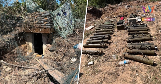 นาวิกโยธินเข้ายึดอาวุธจีน ในพื้นที่บ้านสามหลัง จ.ตราด จำนวนมาก