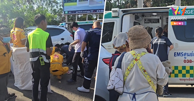 อุทาหรณ์น้ำตาตก! พ่อค้าขับเก๋งทับ ด.ญ.4ขวบดับคาที่ แม่เห็นคาตาช็อกสลบ