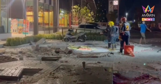 ช่างเชื่อมซ่อมฝาท่อระบายน้ำห้างดังระเบิดอัดร่าง เสียชีวิต 1 บาดเจ็บ 2