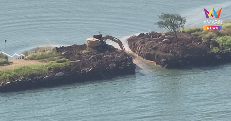 กองทัพเรือ แจงกัมพูชารื้อเขื่อนกันคลื่น ไม่ใช่ยื่นข้อเรียกร้อง