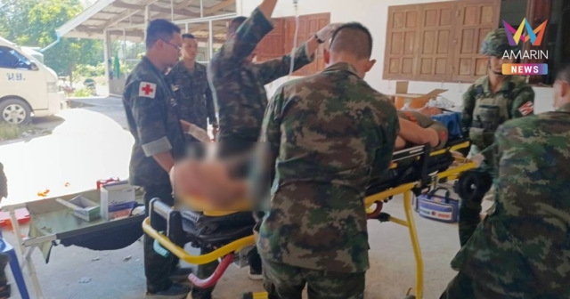 กัมพูชาละเมิดชัด! นาวิกโยธินบาดเจ็บจากทุ่นระเบิด ระหว่างเคลียร์พื้นที่