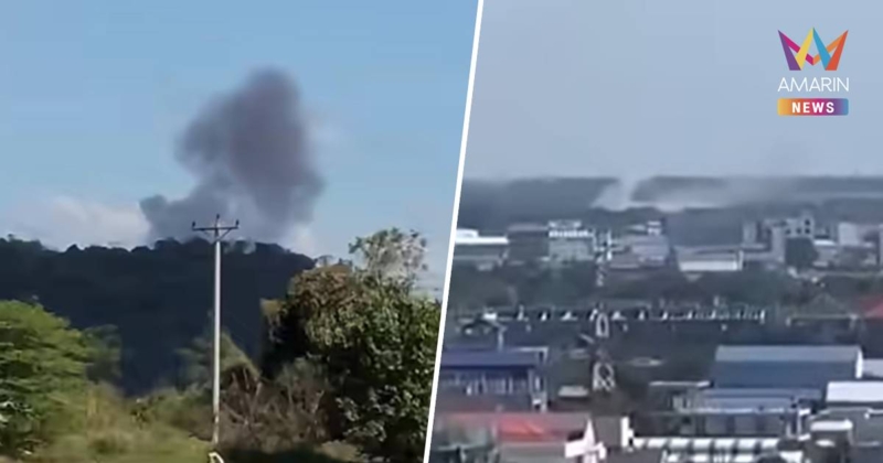 เสิร์ฟไข่ต่อเนื่อง! F-16 โจมตีคลังอาวุธในเขตภูมิภาคทหารที่ 5 กัมพูชา