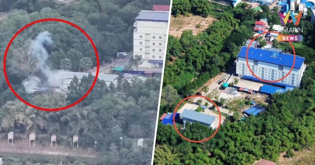 กกล.บูรพา ทำลาย 2 อาคารฝั่งปอยเปต ใช้เป็นฐานพลซุ่มยิง