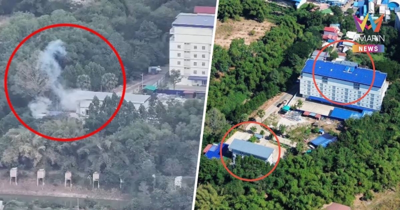 กกล.บูรพา ทำลาย 2 อาคารฝั่งปอยเปต ใช้เป็นฐานพลซุ่มยิง