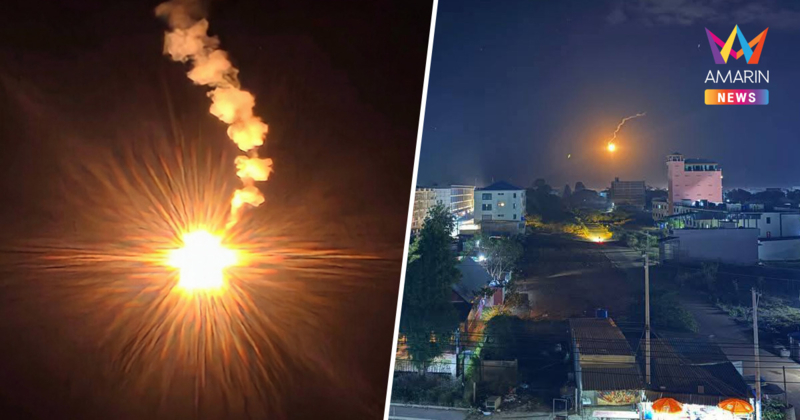 ระอุรับรุ่งสาง! ไทยยิงไฟส่องสว่าง ก่อนรัวปืนใหญ่-ปืนค. ถล่มฐานปอยเปต