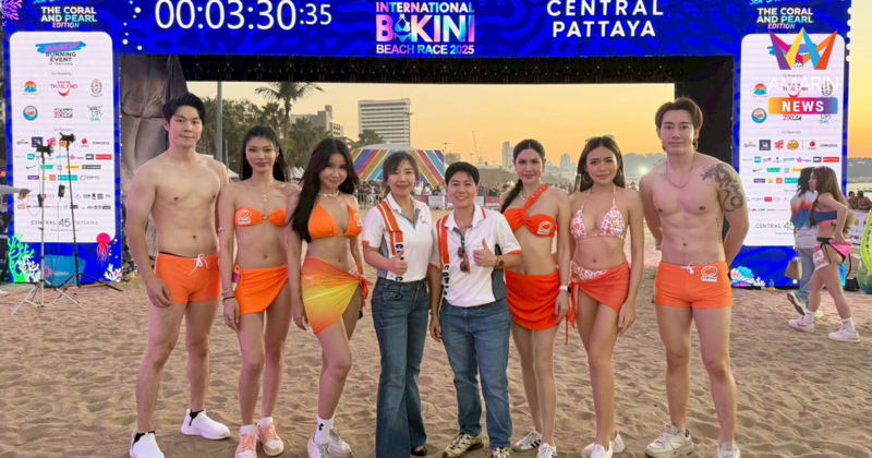 คอมแพ็ค เบรก ยกขบวนนักวิ่งสุดเซ็กซี่ เสิร์ฟความฮอตหาดพัทยา ในงาน Pattaya International Bikini Beach Race 2025