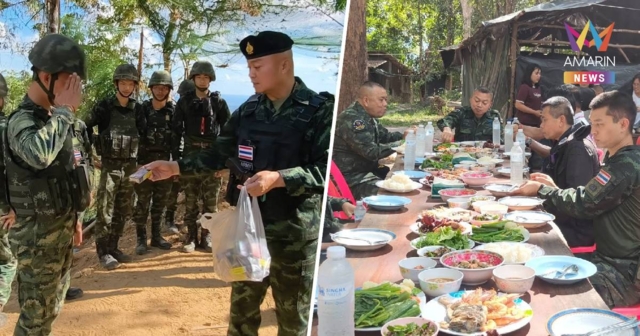 “แม่ทัพกุ้ง” ลงพื้นที่ช่องบกให้กำลังใจทหารแนวหน้า