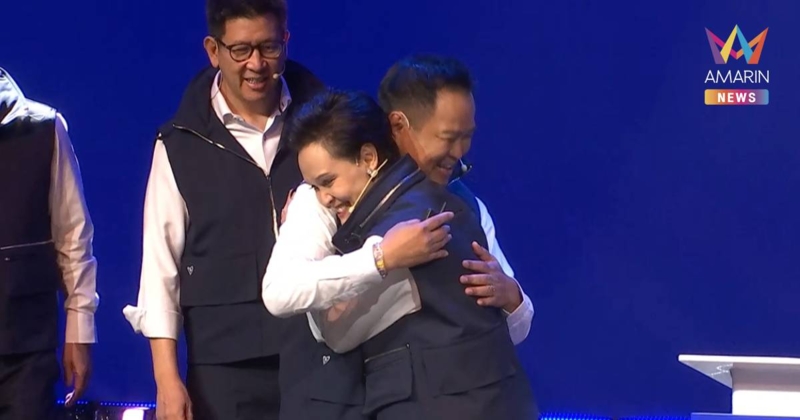 "อนุทิน" สวมกอด "ศุภจี" บอก อยากเหนื่อยแสนสาหัส ให้ปชช.หมดความหวาดกลัว