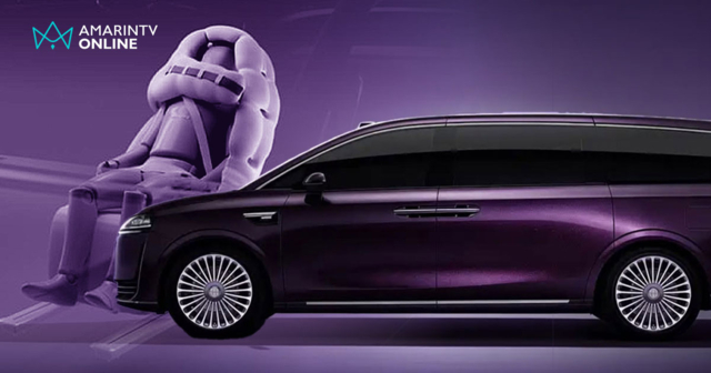 Huawei และ Chery เผย Luxeed V9 ติดตั้งถุงลมนิรภัยแบบหมวกคันแรกของโลก