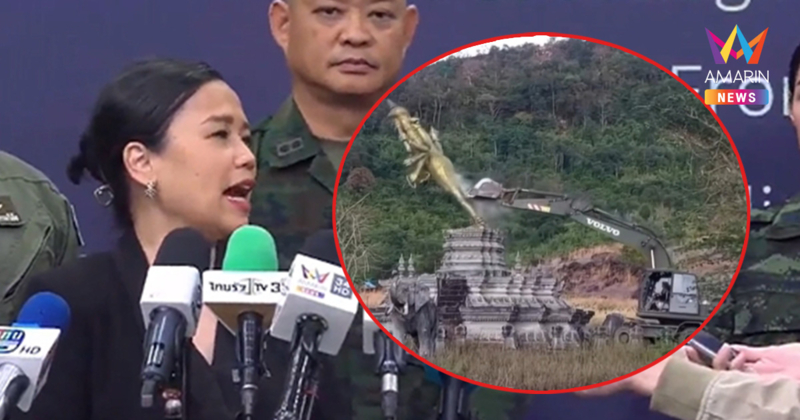 กต. รุดเคลียร์อินเดีย ยันรื้อรูปปั้นแค่ของประดับ-ไร้ทะเบียนเทวสถาน