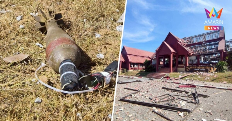 เปิดภาพพื้นที่ผามออีแดง ภายในอุทยานฯเขาพระวิหาร ได้รับความเสียหายหนัก