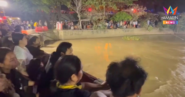 ประเดิม 7 วันอันตราย กระบะขนเมียนมาพุ่งตกคลองปทุมธานี ดับ6 รอด7