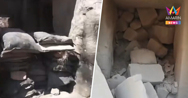 16ร่างทหารกัมพูชาติดใต้ซากสมรภูมิตาควาย โดนหินยักษ์หล่นทับกลางศึก