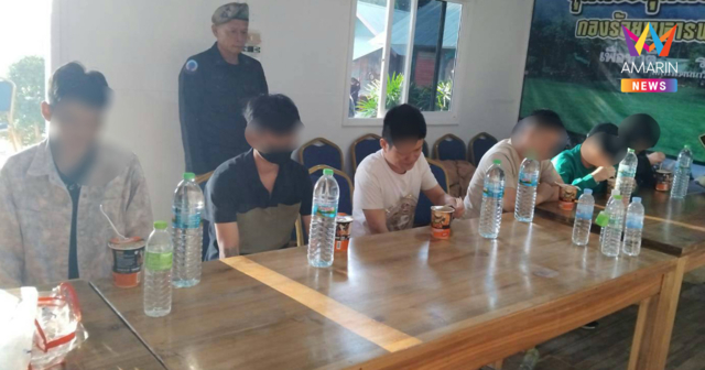 สกัดแก๊งจีนเทา ทัพเรือจับคาหนังคาเขา 6 ราย ลอบข้ามแดนไปกัมพูชา