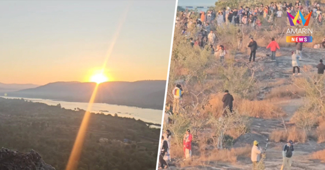 เปิดภาพแสงแรกแห่งปี2569 นักท่องเที่ยวแห่เช็กอิน 