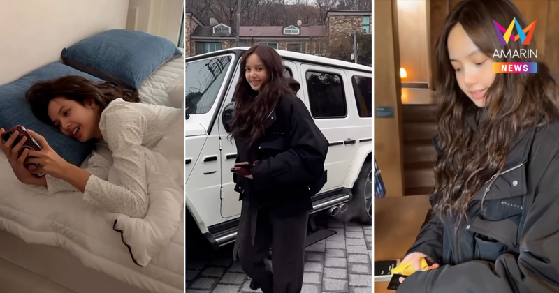 "ลิซ่า" เปิดชีวิตวันปีใหม่ โชว์หน้าสด แชร์สกินแคร์ ขับรถหรูซื้อของโปรด