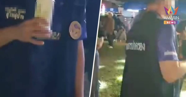 วิจารณ์สนั่น!ผู้ใหญ่บ้าน ซดเบียร์ ขณะปฏิบัติหน้าที่ช่วง 7 วันอันตราย