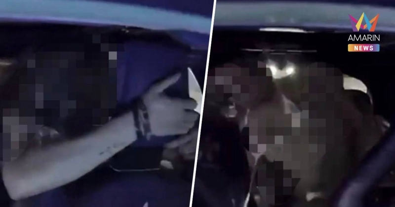 สุดทน! คู่รักนทท.เมาเริงรักในรถแท็กซี่ จนโชเฟอร์ไล่ลงข้างทาง