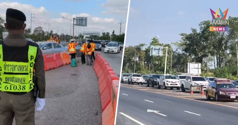 เปิดช่องทางพิเศษ ถ.มิตรภาพ โคราชติดหนึบ