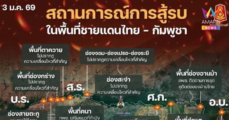 ทภ.2 แฉ "กัมพูชา"สงบเชิงการเมืองแต่"ตึง"ในเชิงทหารเบื้องหลังเสริมกำลัง