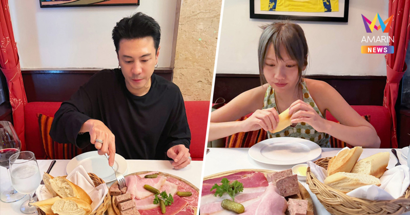 ภาพล่าสุด "โดม ปกรณ์" ดินเนอร์คู่ "เมทัล" ตอกย้ำความสัมพันธ์กับภรรยา