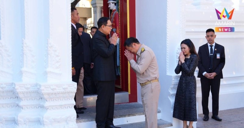 "ประยุทธ์-อนุทิน" กราบสักการะ สมเด็จพระสังฆราชฯ ขอพรปีใหม่ 2569