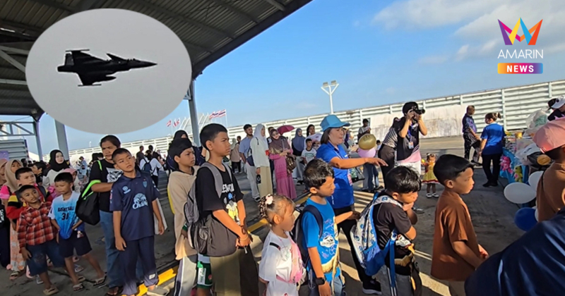 กริพเพนคำรามลั่นใต้! ทอ. ส่งเครื่องบินรบตัวท็อปบินโชว์ 5 จังหวัด