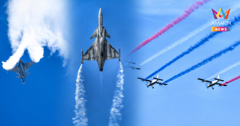 ดอนเมืองแตก! คนแห่ดูโชว์ F16 -กริพเพน  ผบ.ทอ. ลั่นปีนี้รับนักบินหญิง